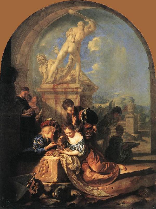  Children Playing before a Hercules Group